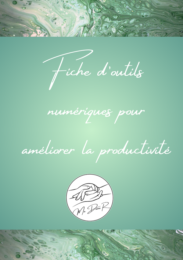 Fiche d’outils numériques pour améliorer la productivité
